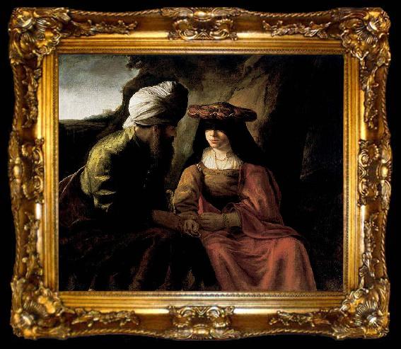 framed  Rembrandt Peale Judah and Tamar, ta009-2
