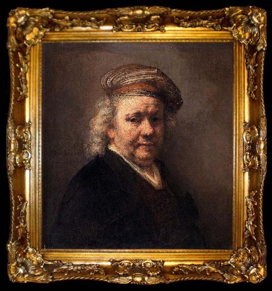 framed  Rembrandt Peale Self-portrait, ta009-2