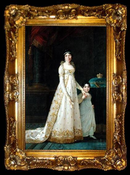 framed  Robert Lefevre Zenaide Bonaparte, ta009-2