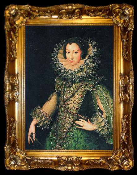 framed  Rodrigo de Villandrando Portrait of an Unknown Lady, ta009-2