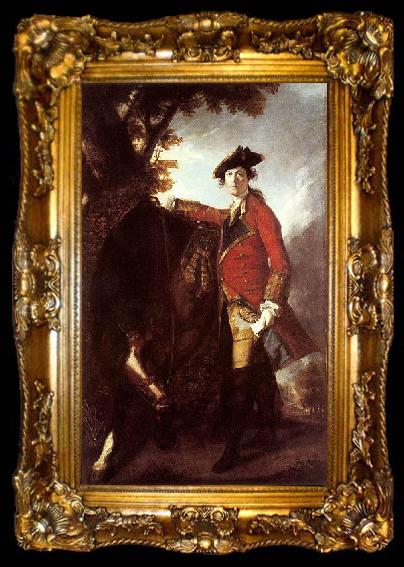framed  Sir Joshua Reynolds Kapitein Robert Orme, ta009-2