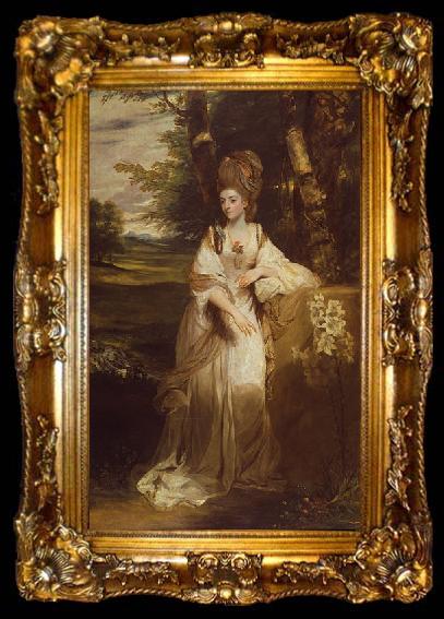 framed  Sir Joshua Reynolds Lady Bampfylde, ta009-2