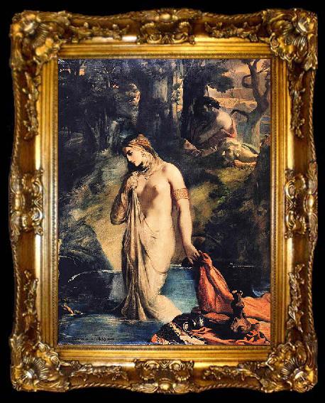 framed  Theodore Chasseriau Dimensions and material of painting:, ta009-2