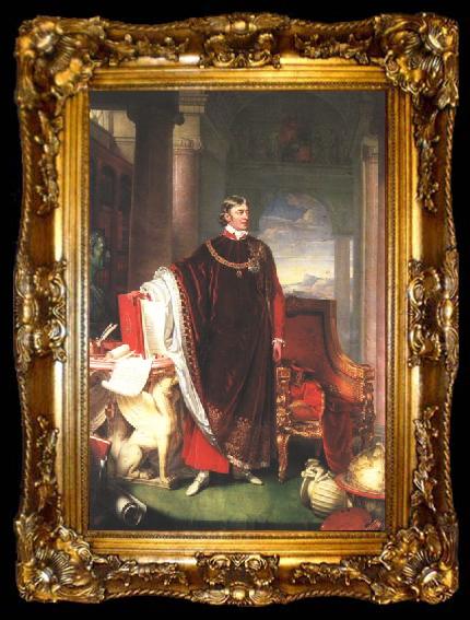 framed  Thomas Ender Portrait of, ta009-2