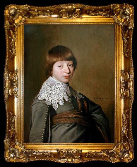framed  VERSPRONCK, Jan Cornelisz Portrait de jeune garcon, ta009-2