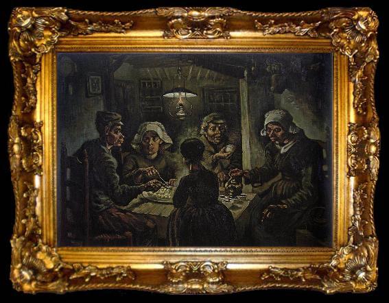 framed  Vincent Van Gogh De Aardappeleters The Potato Eaters, ta009-2