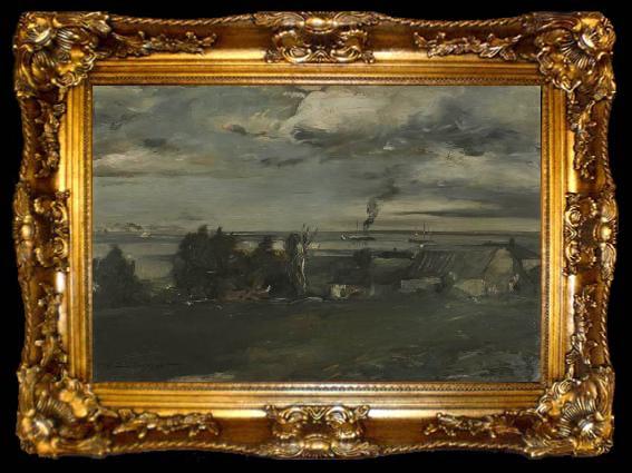 framed  Walter Shirlaw Lake Superior, ta009-2