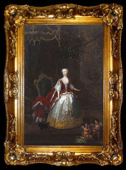 framed  William Hogarth Portrat Augustas von Sachsen, ta009-2
