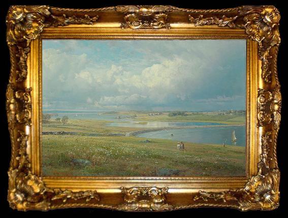 framed  William Trost Richards Mackerel Cove, ta009-2