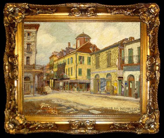 framed  William Woodward St. Louis and Chartres Streets, ta009-2
