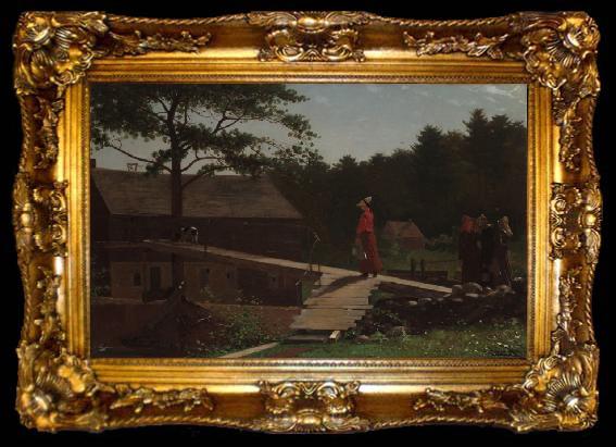 framed  Winslow Homer Old Mill, ta009-2