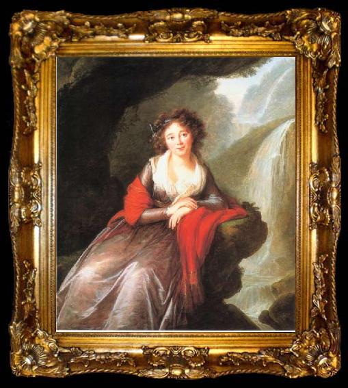 framed  eisabeth Vige-Lebrun Anna Cetner, ta009-2