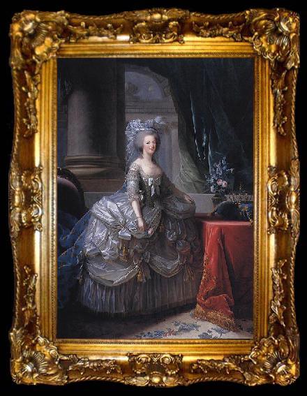 framed  elisabeth vigee-lebrun Marie Antoinette of Austria, Queen of France, ta009-2