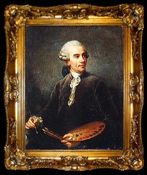 framed  elisabeth vigee-lebrun Portrait of painter Joseph Vernet, ta009-2