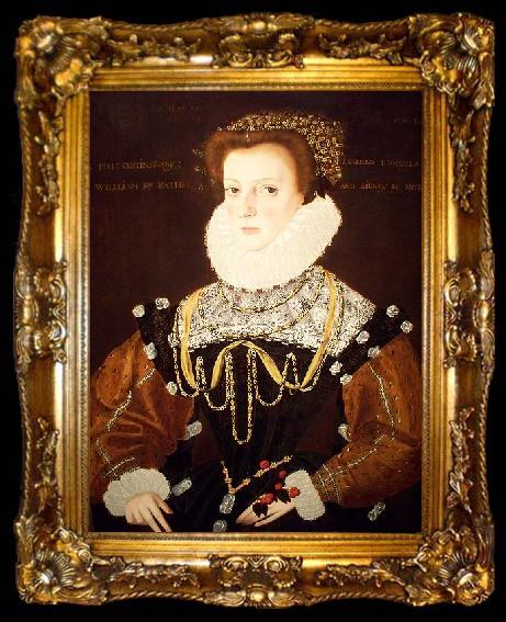 framed  george gower WLA ima Lady Philippa Coningsby, ta009-2