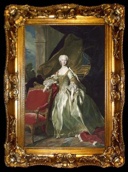 framed  unknow artist Portrait of Maria Teresa Rafaela of Spain, ta009-2