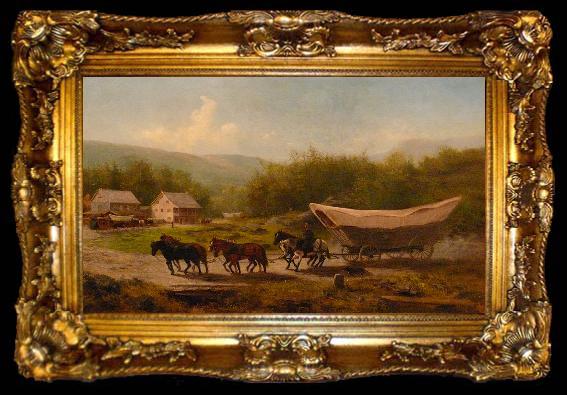 framed  unknow artist Conestoga Wagon, ta009-2