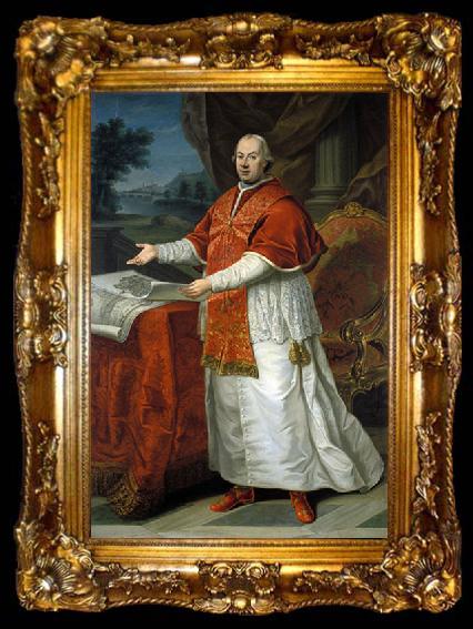 framed  unknow artist Portrait of Pius VI, ta009-2