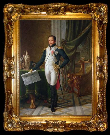 framed  unknow artist Portrait of Joseph Bonaparte King of Neapel, ta009-2