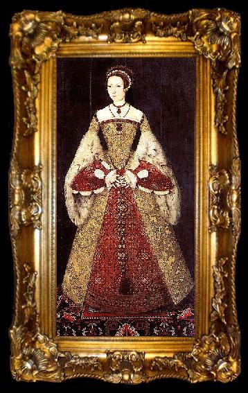 framed  unknow artist Portrait of Catherine Parr, ta009-2