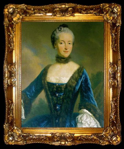 framed  unknow artist Portrait of Maria Josepha of Bavaria, ta009-2