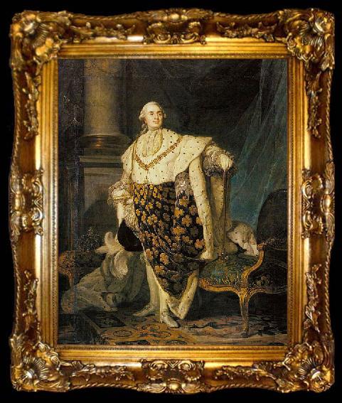 framed  unknow artist Louis XVI in Coronation Robes, ta009-2