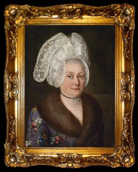 framed  unknow artist Portrait of an elegant woman, ta009-2