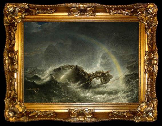 framed  unknow artist The Shipwreck by Francis Danby, ta009-2
