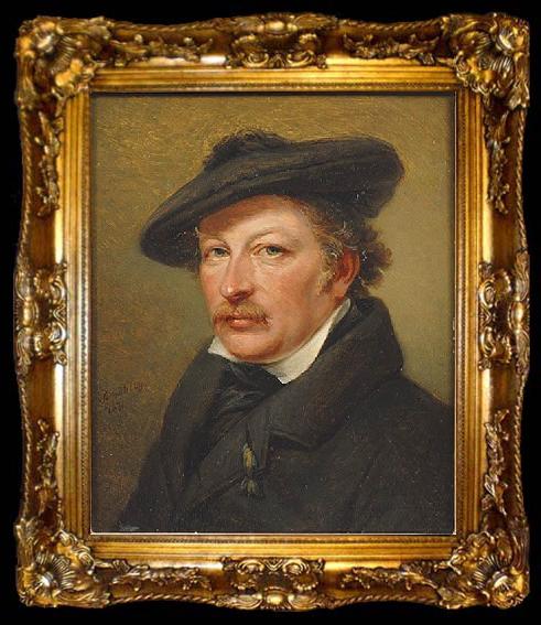 framed  unknow artist Portrait of Olov Johan Sodermark, ta009-2