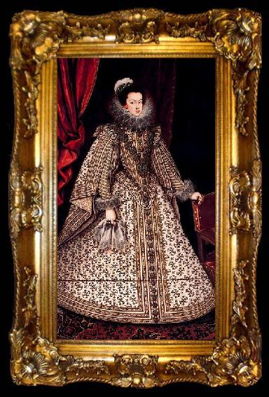 framed  unknow artist Portrait of Elisabeth of France, ta009-2
