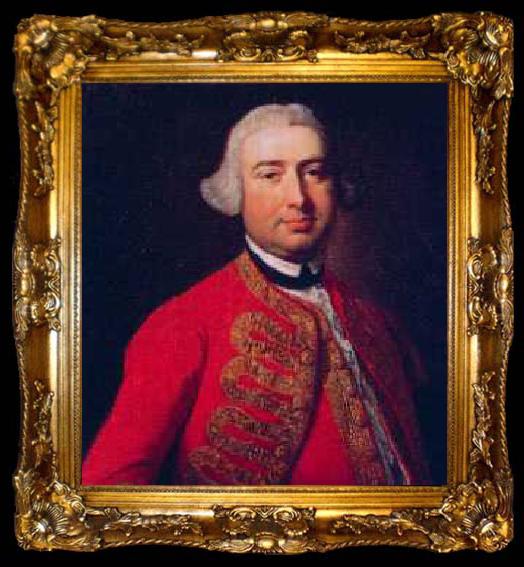 framed  unknow artist Portrait of John Beard (1717-1791), British singer, ta009-2