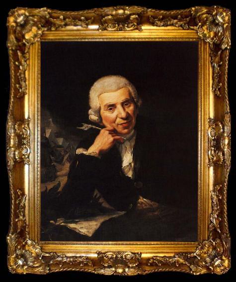 framed  unknow artist Portrait of Johann Wilhelm Ludwig Gleim, ta009-2