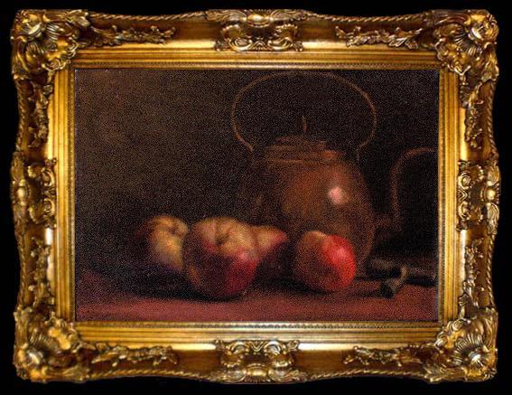 framed  unknow artist Still life with apples, ta009-2