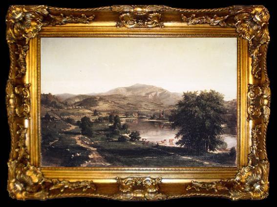 framed  unknow artist Welch Mountain from West Campton New Hampshire, ta009-2