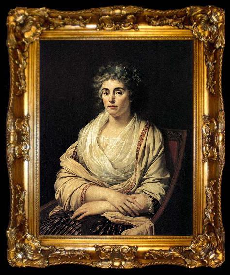 framed  unknow artist Portrait of the Countess d