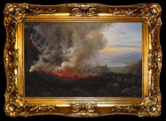 framed  unknow artist The Eruption of Vesuvius, ta009-2