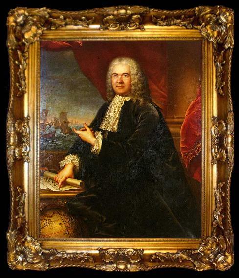 framed  unknow artist Portrait of Jean-Jacques Duval d