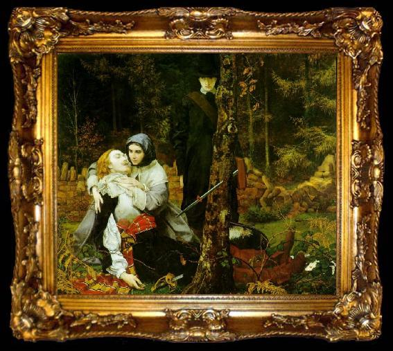 framed  william shakespeare The Wounded Cavalier by William Shakespeare Burton, ta009-2