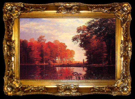 framed  Albert Bierstadt Autumn Woods, ta009-2