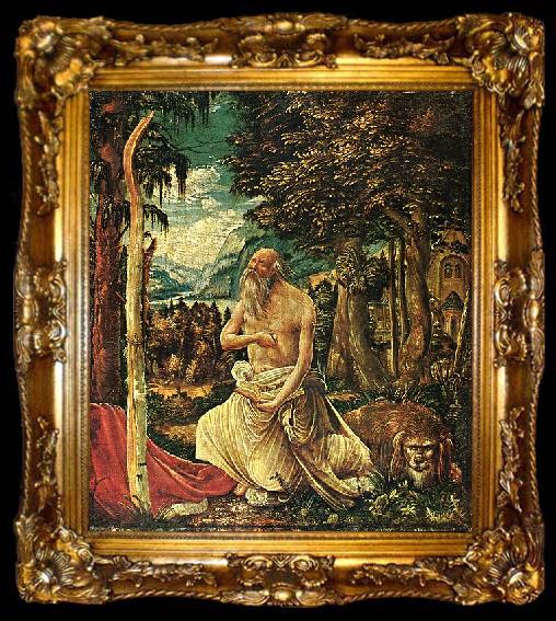 framed  Albrecht Altdorfer Hieronymus, ta009-2