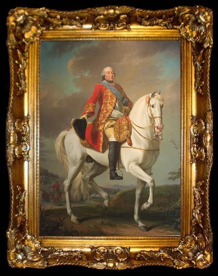 framed  Alexandre Roslin Louis-Philippe, Duc D