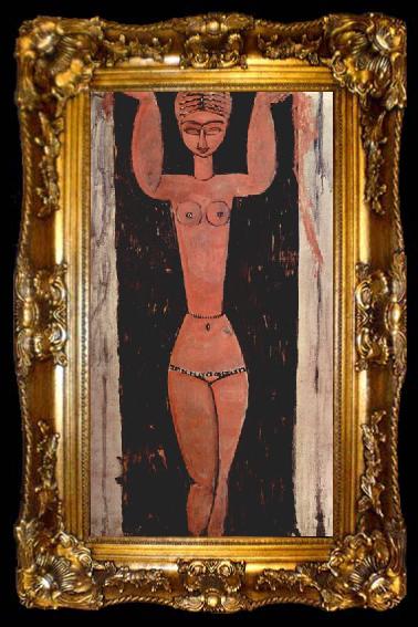 framed  Amedeo Modigliani Stehende Karyatide, ta009-2