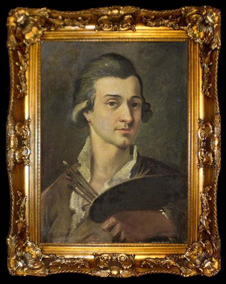 framed  Anonymous Portrait of a Painter, ta009-2