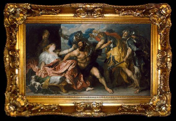 framed  Anthony Van Dyck Gefangennahme Simsons, ta009-2