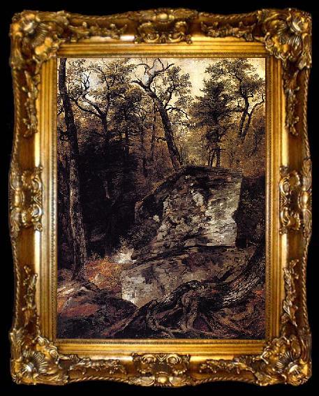 framed  Asher Brown Durand Guard House, Catskill Mountains, ta009-2