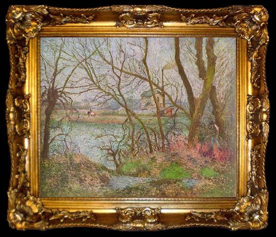 framed  Camille Pissarro Holzfaller, ta009-2