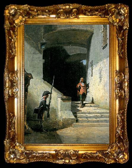 framed  Carl Spitzweg Serenissimus, ta009-2