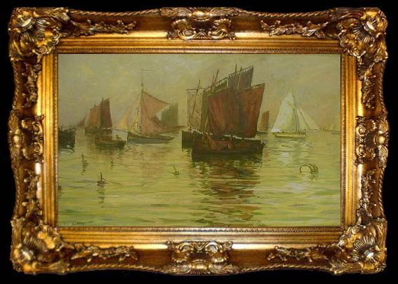 framed  Charles Cottet Sailors, ta009-2