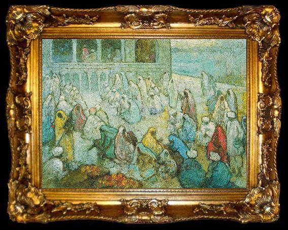 framed  Charles W. Bartlett Amritsar, ta009-2