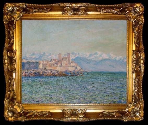 framed  Claude Monet The Fort of Antibes, ta009-2